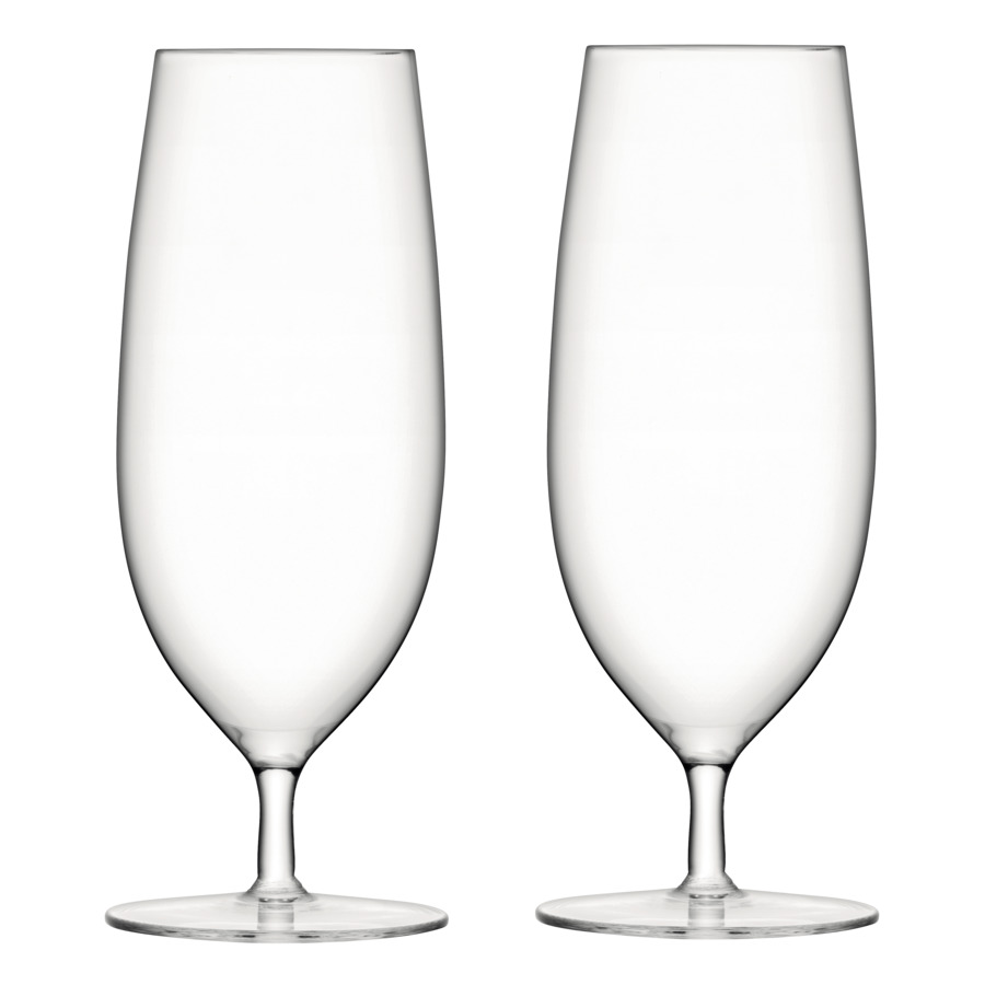 Набор бокалов для пива LSA International Bar 450 мл, 2 шт, стекло набор круглых бокалов lsa international pearl 650 мл 2 шт стекло