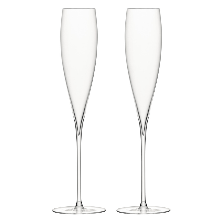 Набор фужеров для шампанского LSA International Savoy 200 мл, 2 шт, стекло бокалы lsa international aurelia g845 21 776