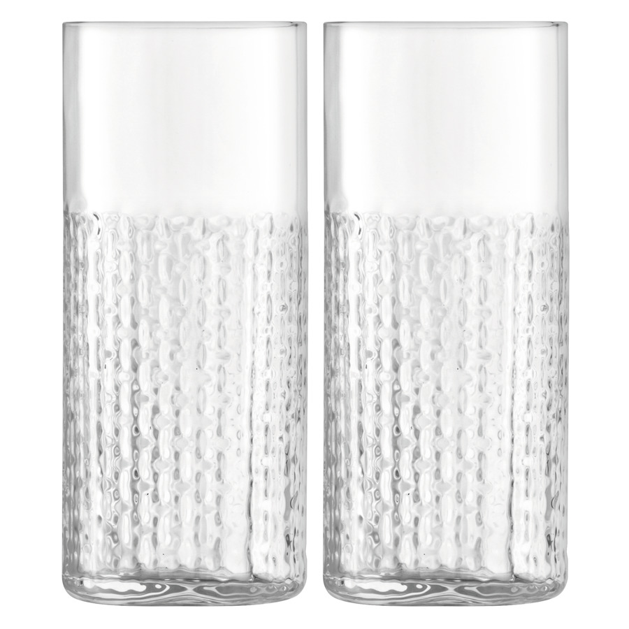 Набор стаканов LSA International Wicker 400 мл, 2 шт, стекло набор высоких стаканов lsa international gio line 320 мл 4 шт стекло