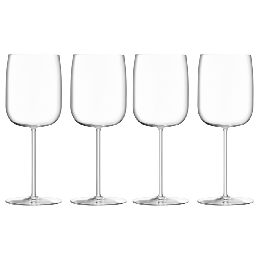 Набор бокалов для вина LSA International, Borough, 380мл, 4шт. набор бокалов для вина lsa international borough 660 мл 4 шт стекло