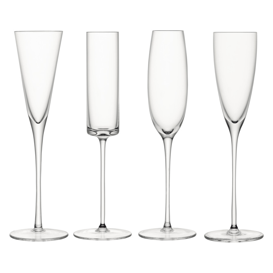 Набор фужеров для шампанского LSA International LuLu 150-175 мл, 4 шт, стекло