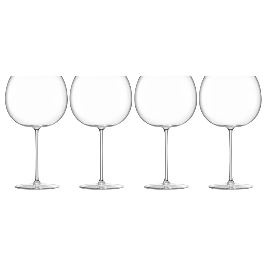 Набор круглых бокалов LSA International Borough 680 мл, 4 шт, стекло набор бокалов для вина lsa international borough 450 мл 4 шт стекло