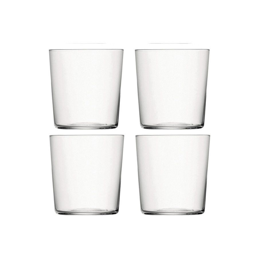 Набор стаканов LSA International Gio 390 мл, 4 шт, стекло набор стопок для водки lsa international bar 100 мл 4 шт стекло