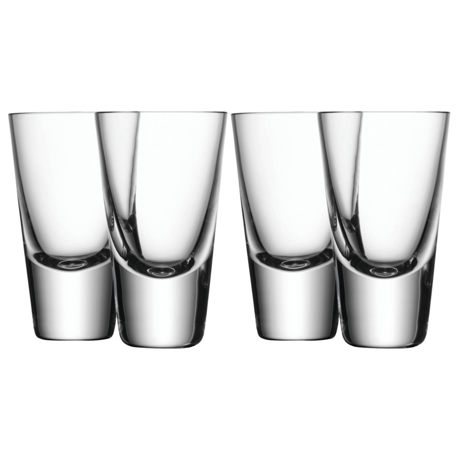 Набор стопок для водки LSA International Bar 100 мл, 4 шт, стекло бокал для пива lsa international bar 750 мл стекло