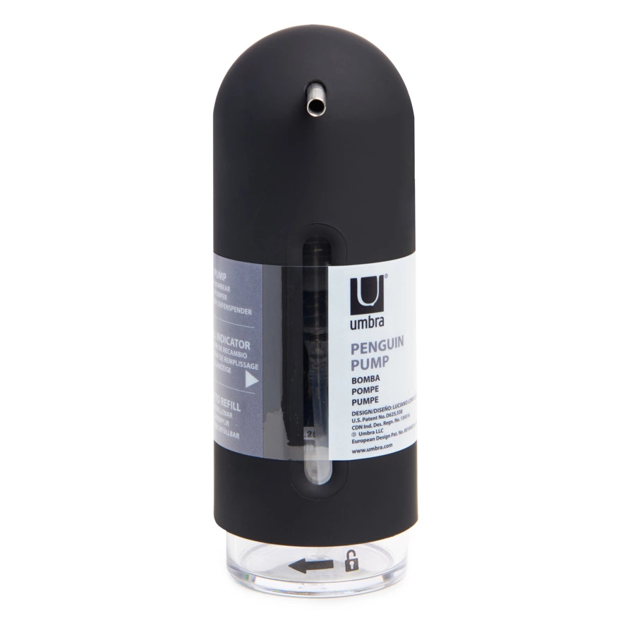Диспенсер для жидкого мыла Umbra, "Penguin", черный