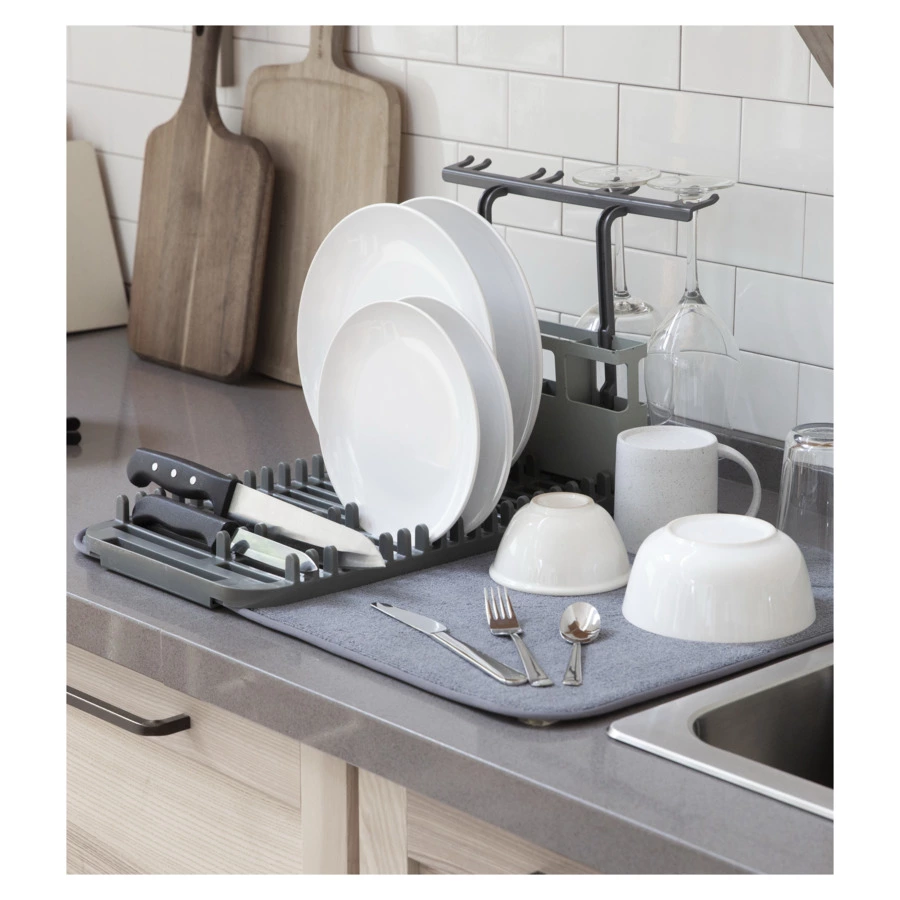 Коврик для сушки посуды Umbra, "UDRY", тёмно-серый