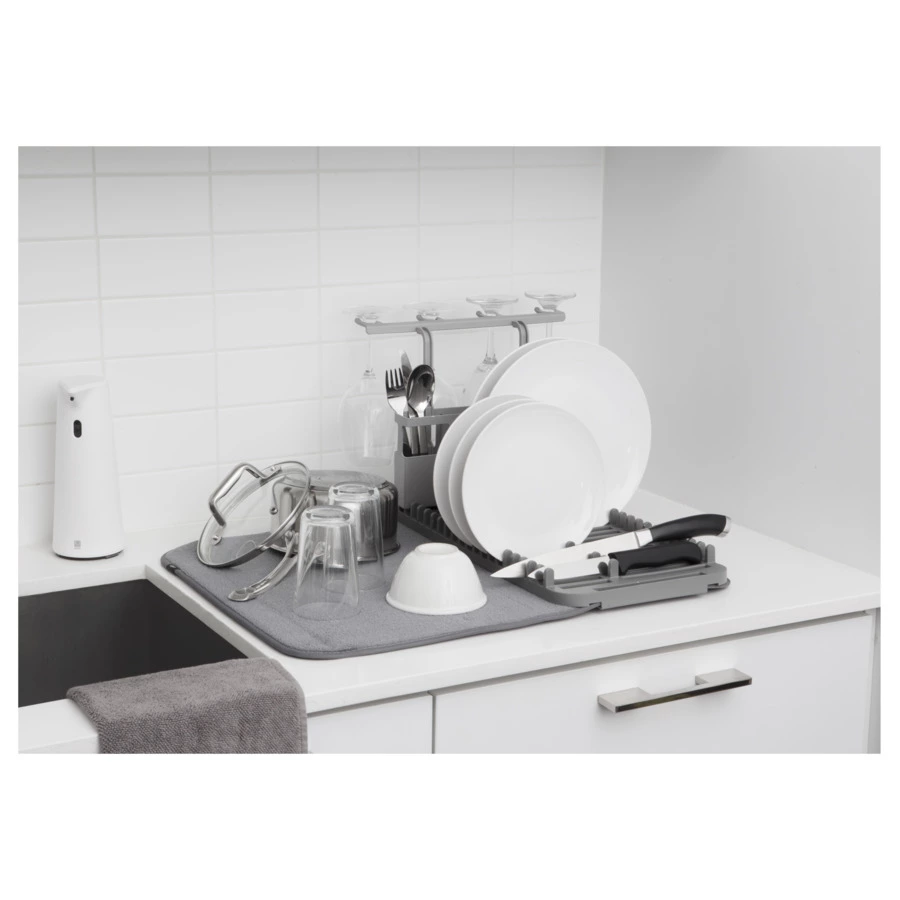 Коврик для сушки посуды Umbra, "UDRY", тёмно-серый