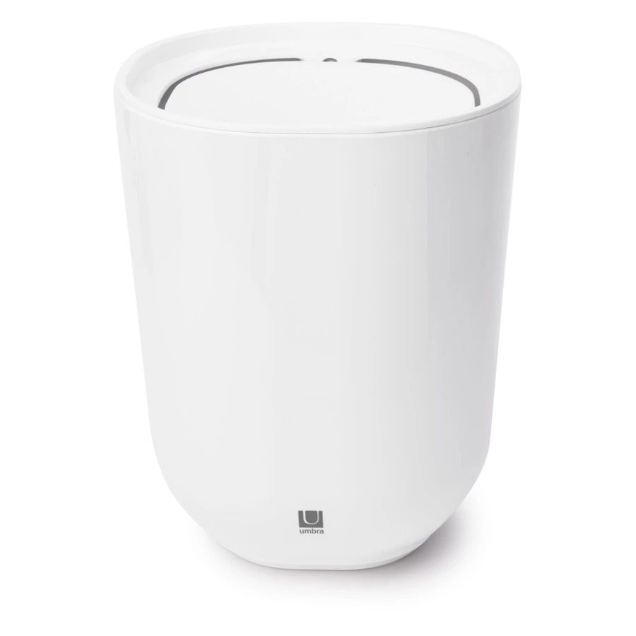 Контейнер мусорный настольный с крышкой Umbra, "Step", белый