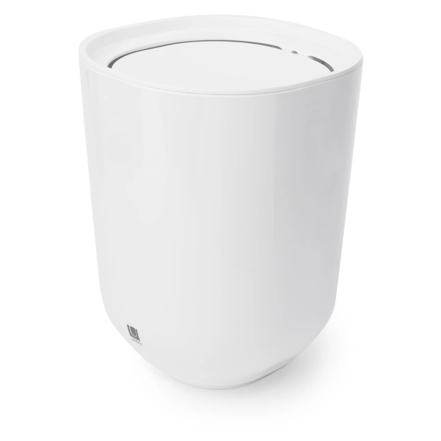 Контейнер мусорный настольный с крышкой Umbra, "Step", белый