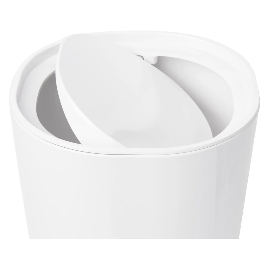 Контейнер мусорный настольный с крышкой Umbra, "Step", белый