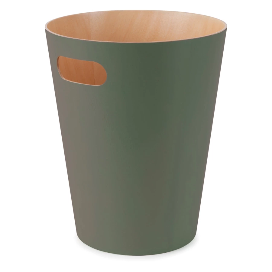 Корзина для мусора Umbra, "Woodrow", зелёная