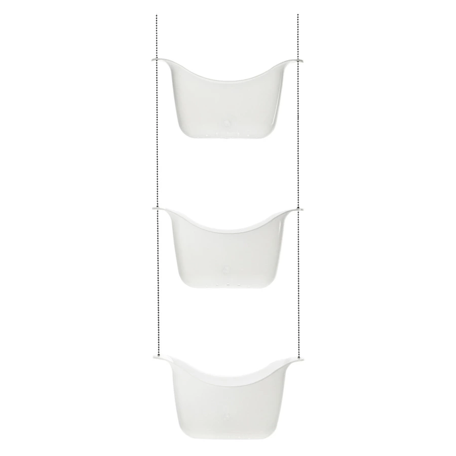 Органайзер для ванной комнаты Umbra, "Bask", белый