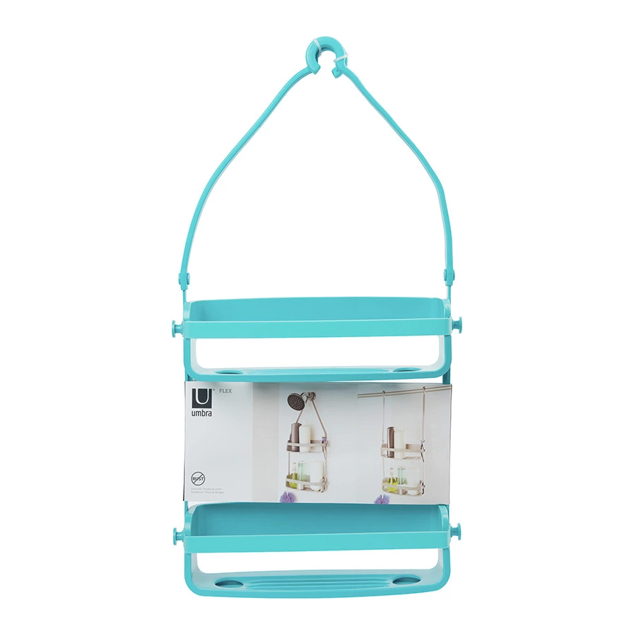 Органайзер для ванной комнаты Umbra, "Flex", голубой