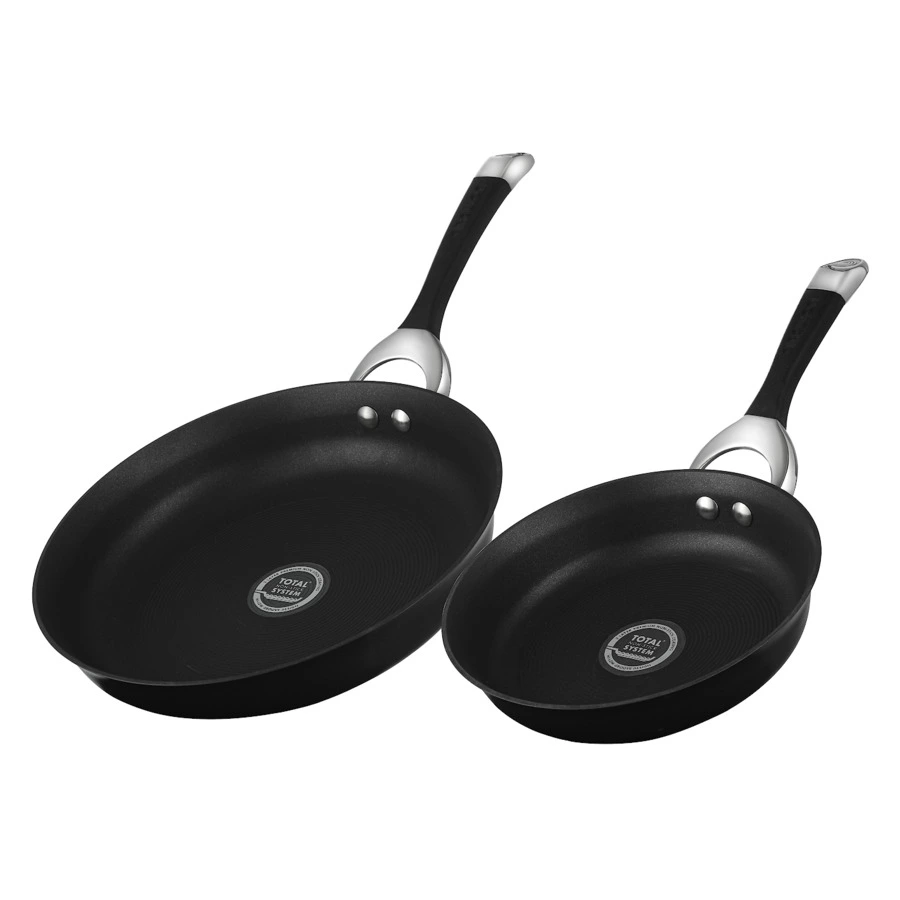 Набор из 2 сковородок Circulon "Symmetry" d21см и 28см чёрный