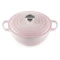 Казан Le Creuset 24см, чугун, розовый (Shell Pink)