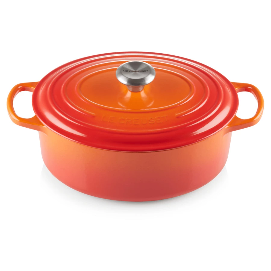 Утятница Le Creuset Flame 29см, огненная лава, чугун
