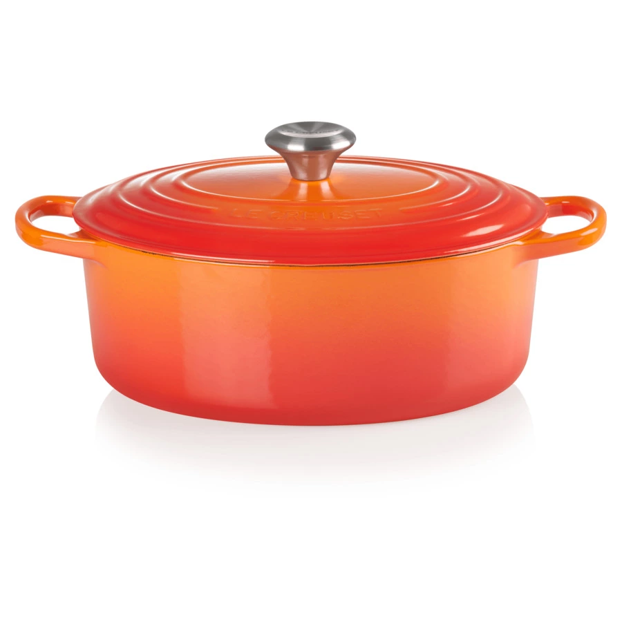 Утятница Le Creuset Flame 29см, огненная лава, чугун