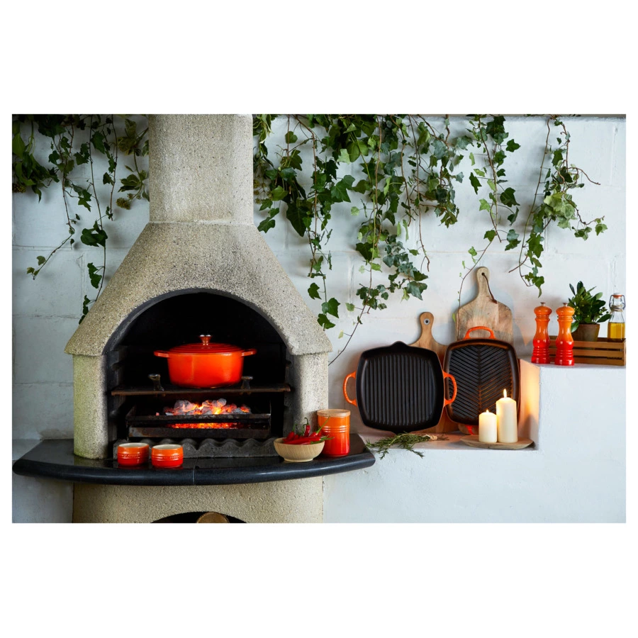 Утятница Le Creuset Flame 29см, огненная лава, чугун