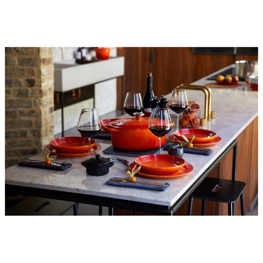Утятница Le Creuset Flame 29см, огненная лава, чугун
