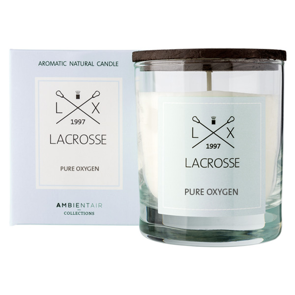 Свеча ароматическая в стекле Lacrosse Кислород 40 ч