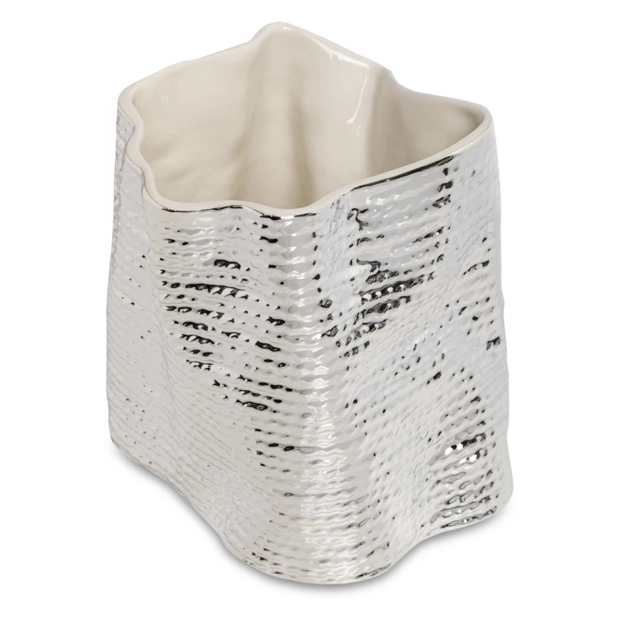 Ваза Argenesi Vesta 17 см, керамика, белый