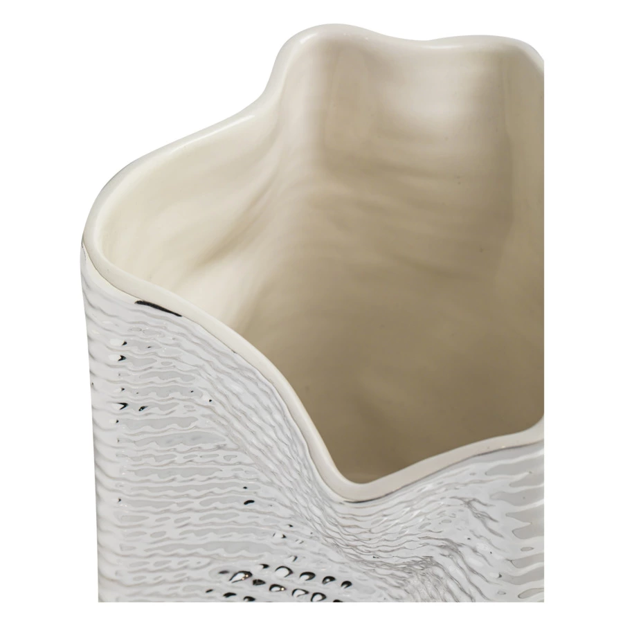 Ваза Argenesi Vesta 17 см, керамика, белый