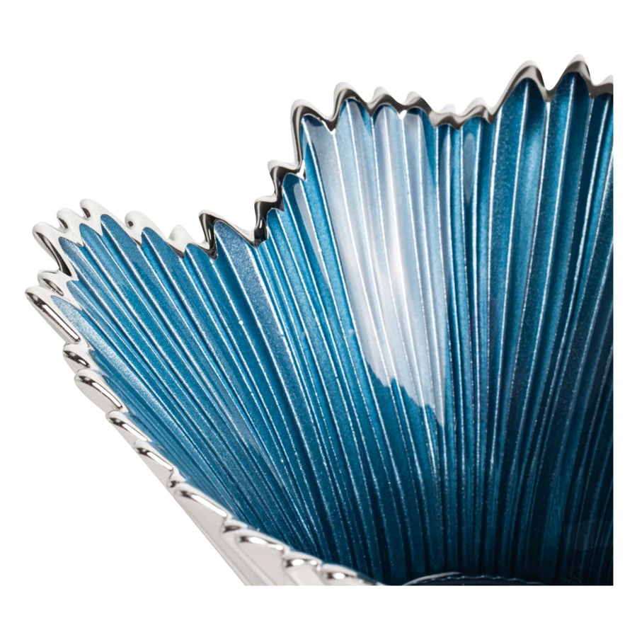 Чаша стеклянная  Argenesi Venezia 11 см, стекло, небесно-голубая