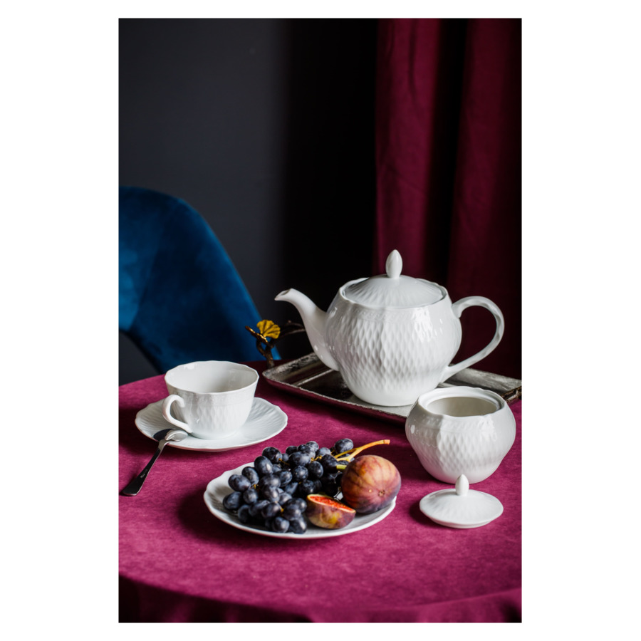 Сервиз чайный Noritake Шер Бланк на 4 персоны 10 предметов