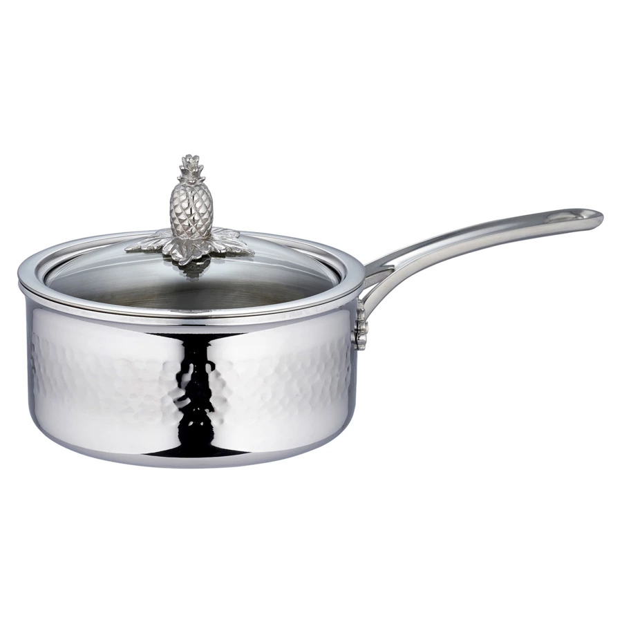 Ковш с крышкой Ruffoni Omegna 1,5л, d16см h7,5см, сталь, для индукции, духовки