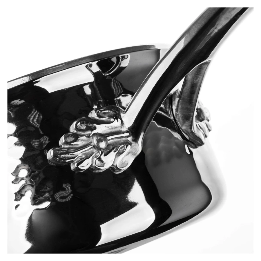 Ковш с крышкой Ruffoni Omegna 1,5л, d16см h7,5см, сталь, для индукции, духовки