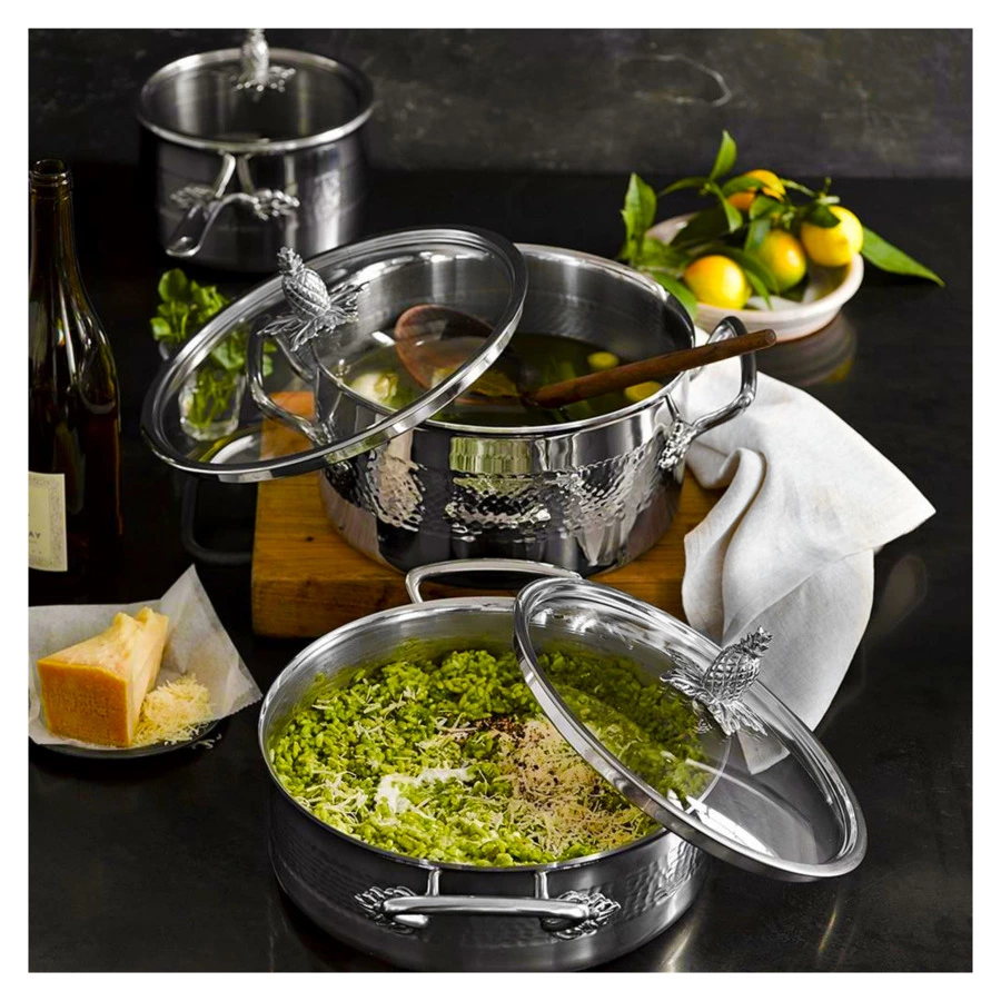 Ковш с крышкой Ruffoni Omegna 1,5л, d16см h7,5см, сталь, для индукции, духовки