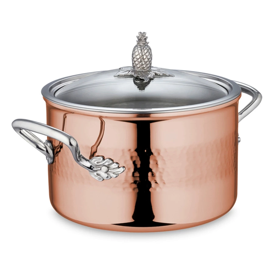Кастрюля с крышкой Ruffoni Omegna Cupra 4 л, d20 см, медь
