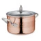 Кастрюля с крышкой Ruffoni Omegna Cupra 4 л, d20 см, медь