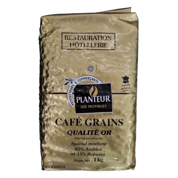 Кофе зерновой Planteur (Арабика 85%, Робуста 15%) 1 кг