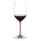 Бокал для красного вина Riedel Fatto a Mano Cabernet/Merlot 709 мл, красная ножка, ручная работа