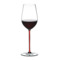 Бокал для белого вина Riedel Fatto a Mano Riesling/Zinfandel 395 мл, красная ножка, ручная работа