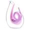 Декантер Riedel Curly 1400мл, Д17хН26,5см, ручная работа, розовый декор, стекло хрустальное