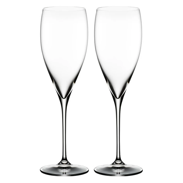 Набор бокалов для шампанского Riedel Vinum Vintage Champagne Glass 364 мл, 2шт, стекло хрустальное