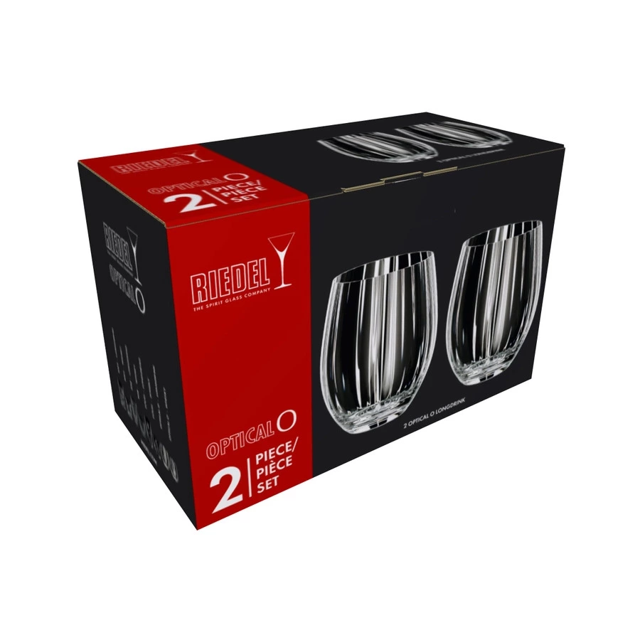 Набор стаканов для коктейля Riedel Tumbler Collection Optic O Longdrink, 580мл, 2шт