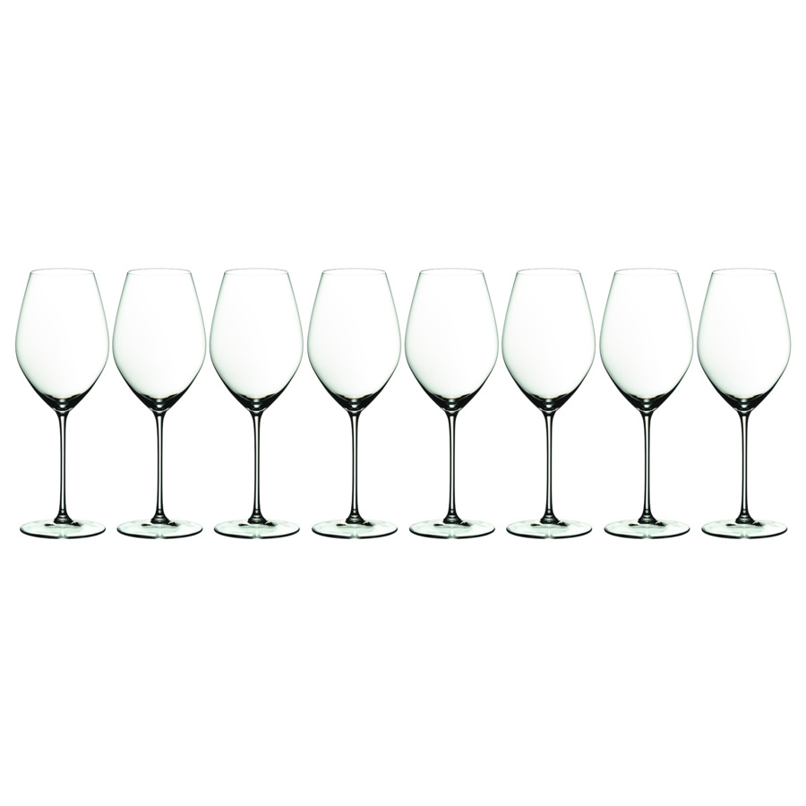 Набор фужеров для шампанского Riedel Champagne Wine Glass Veritas 445 мл, 8 шт, хрусталь бессвинцовы набор стаканов square высоких 445 мл бессвинцовый хрусталь 4 шт 101049 nachtmann