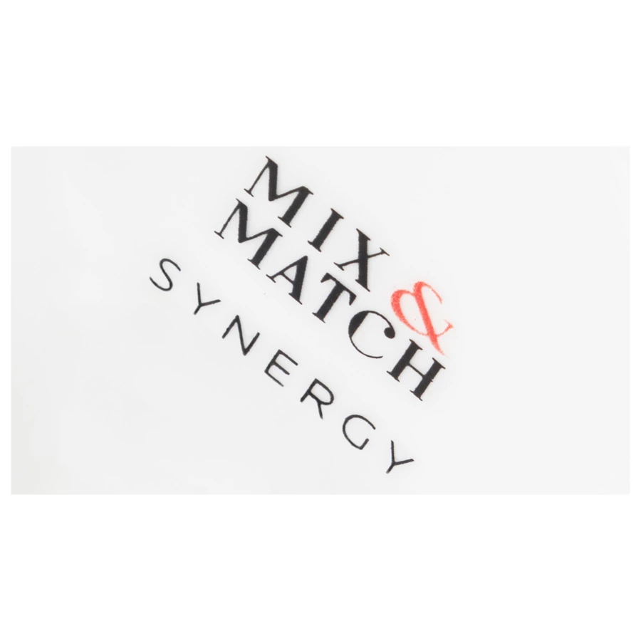 Чашка кофейная с блюдцем Mix&Match Синергия 100 мл, черная смородина, костяной фарфор