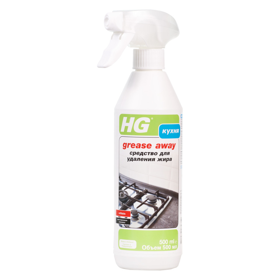 Средство для удаления жира HG, 0,5л средство для удаления жира hg 128050161