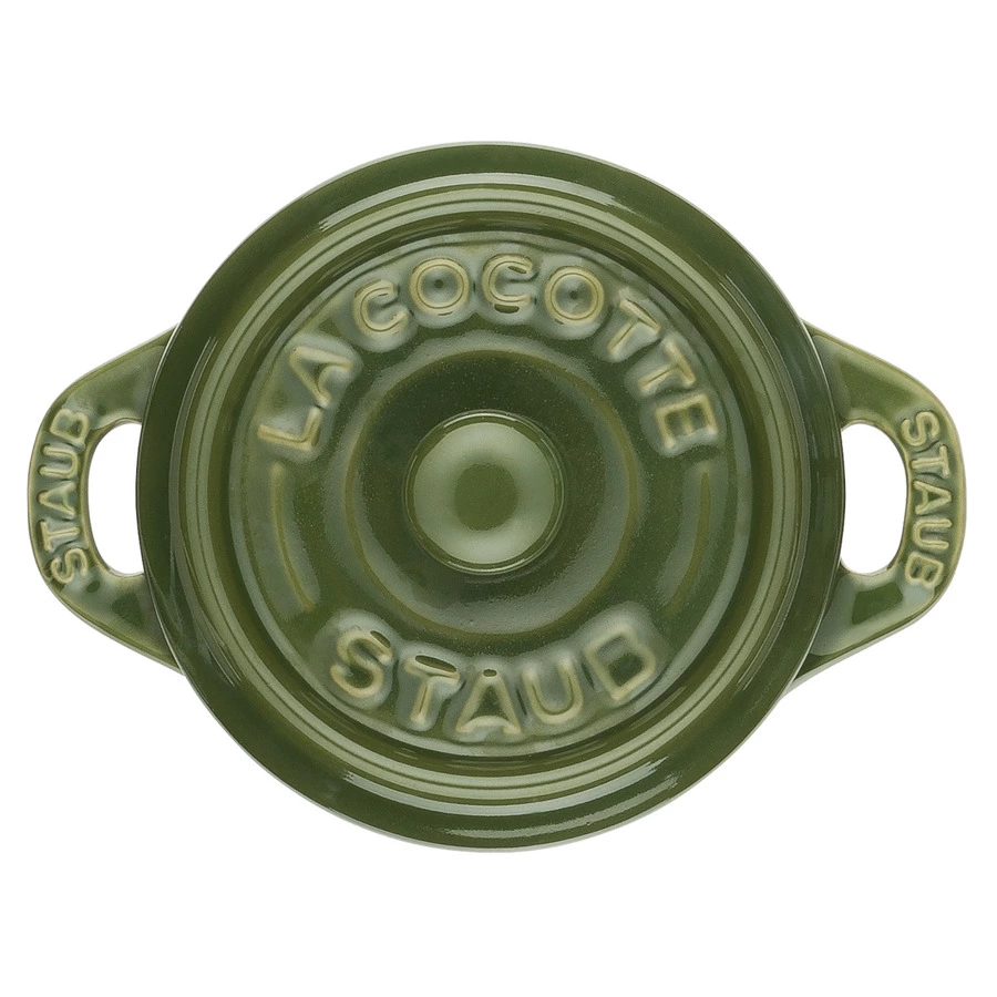 Кокотница Staub Ceramic 200 мл, d10 см, керамика, зеленый базилик
