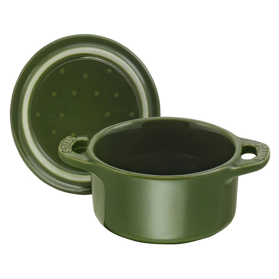 Кокотница Staub Ceramic 200 мл, d10 см, керамика, зеленый базилик