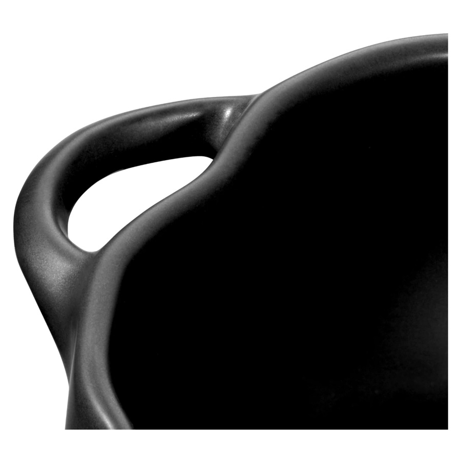 Кокот Staub Тыква 12,2 см, керамика, черный, для СВЧ, духовки