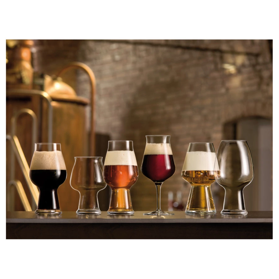 Набор бокалов для темного пива Luigi Bormioli Биратек Портер 600 мл, 18 см, 2 шт