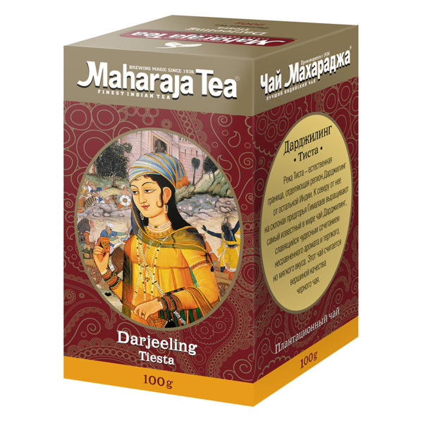 Чай чёрный листовой Maharaja Tea "Darjeeling Tiesta" 100г