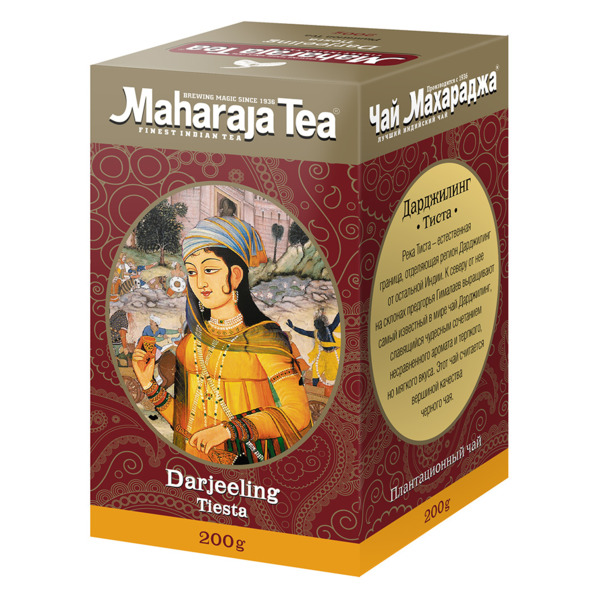 Чай чёрный листовой Maharaja Tea "Darjeeling Tiesta" 200г