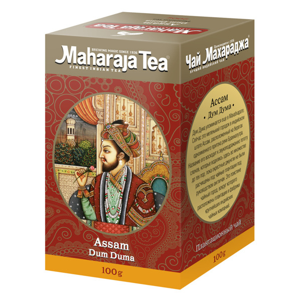 Чай чёрный листовой Maharaja Tea "Assam Dum Duma" 100г