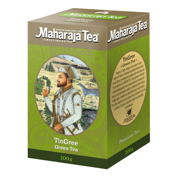 Чай зеленый листовой Maharaja Tea Tin Gree Green Tea 200 г
